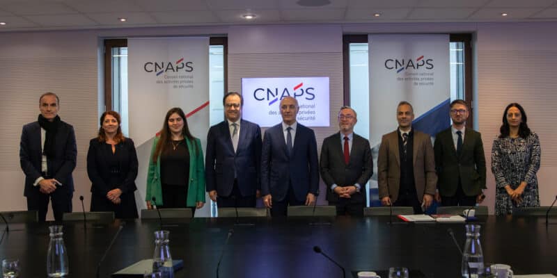 La délégation libanaise avec les dirigeants du CNAPS (photo @CNAPS)