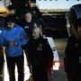 Nicolas Maduro, le président vénézuélien, escorté par des agents de la DEA à son arrivée aux Etats-Unis, après son enlèvement à Caracas le 3 janvier 2026.